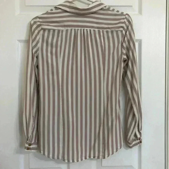 Anthropologie Maeve Striped Marianna Wrap  Top XS - Picture 9 of 15